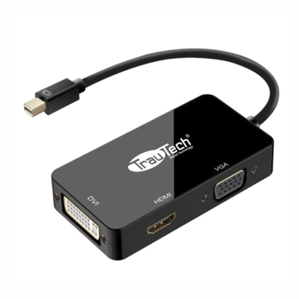 Conversor de Mini DisplayPort a VGA, DVI y HDMI