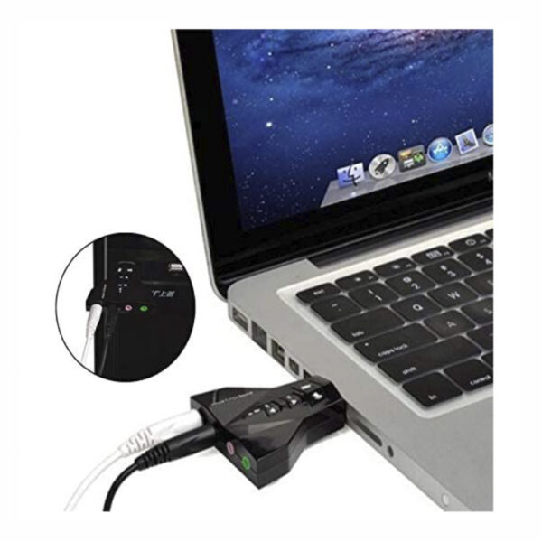 Tarjeta de Sonido Externa USB 7.1 - Imagen 2