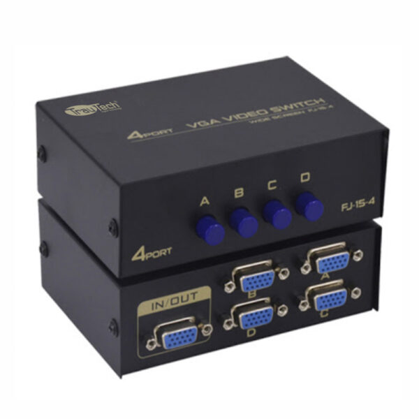 Switch Conmutador VGA de 4 Puertos 4x1
