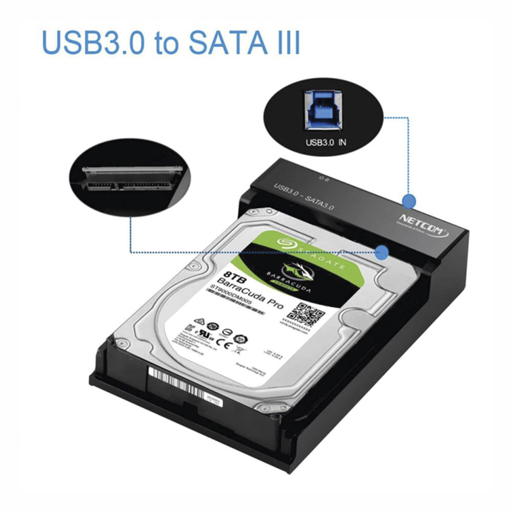 Educación escolar lección otoño Gabinete de disco duro externo USB 3.0 a SATA III para discos duros de 2.5"  y 3.5" - EPRI