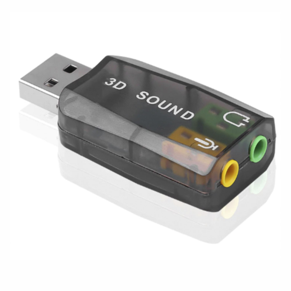 Tarjeta De Sonido USB a 3.5 mm micrófono audífono JH
